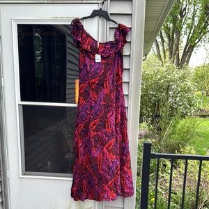 Free People NWT Floral Pink and Purple Women's Dress